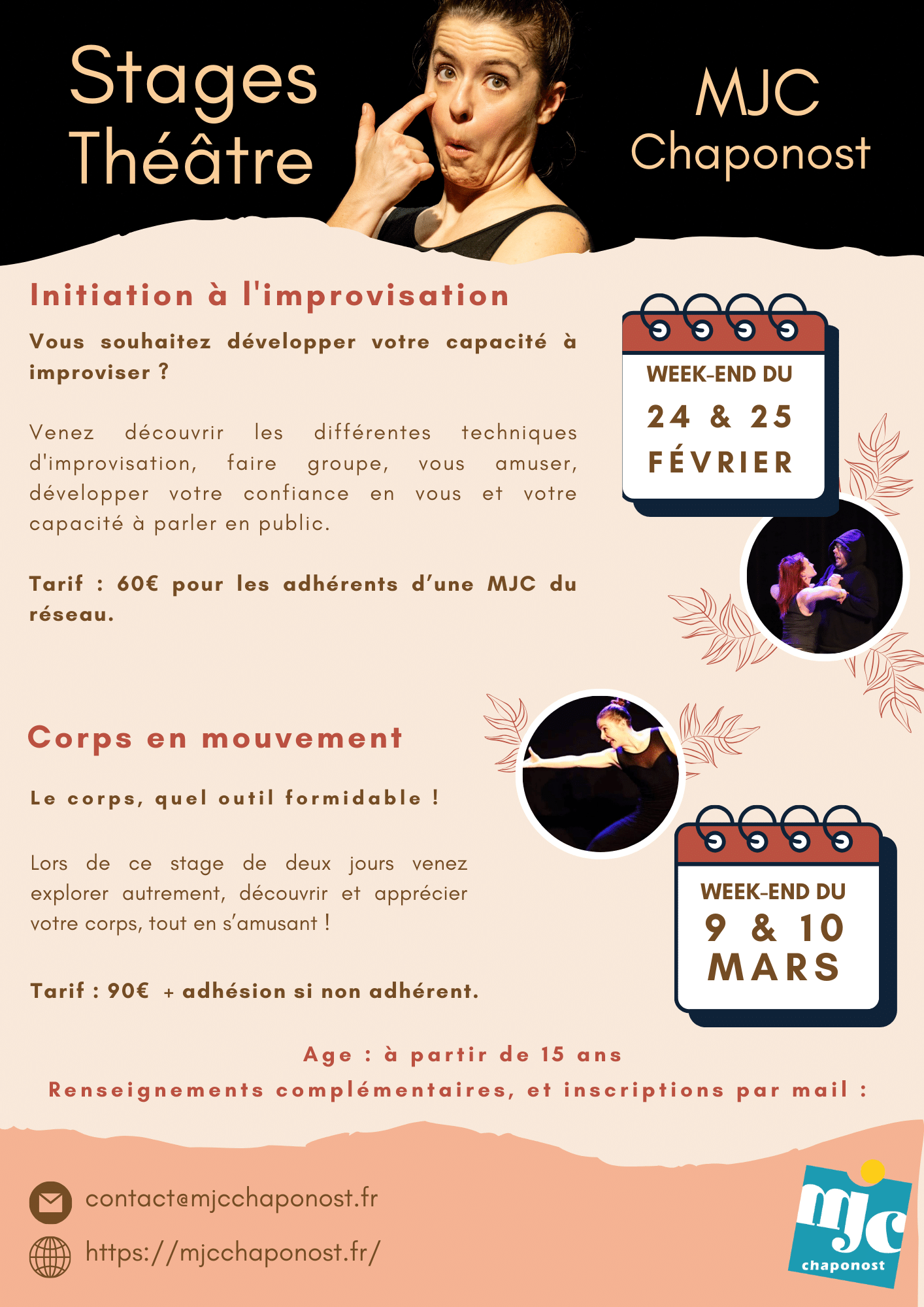 Stages impro