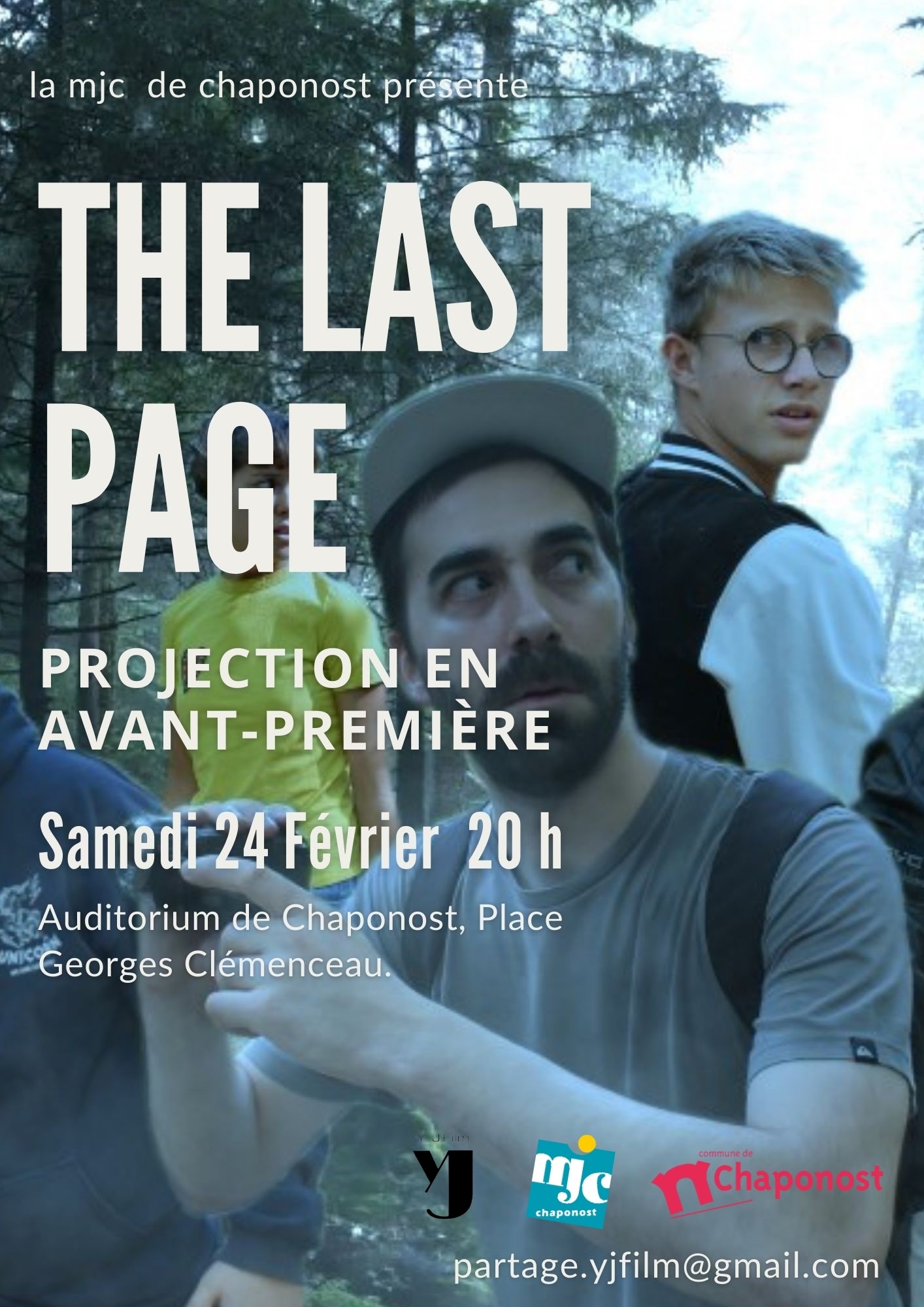 Projection du film The Last Page